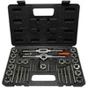 Drill America #4-1/2" Carbon Steel Tap and Die Set with Hex Die DWT40PC-HEX